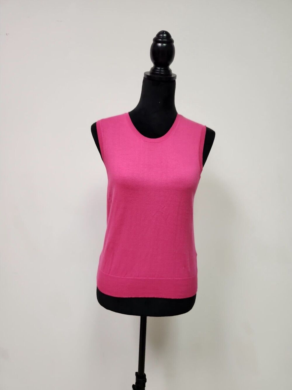 Ralph Lauren Sport Women's Pink Knit Cotton Sleeveless Sweater Size Medium